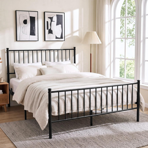 Double bed frame metal - metal, 4ft6