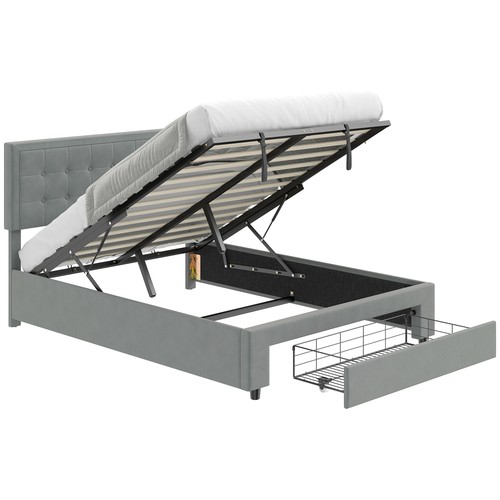 Homcom 4ft6 double - homcom, frame