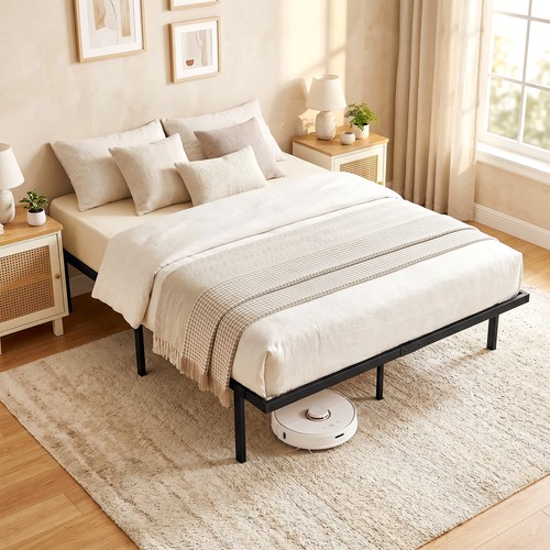 Homcom 4ft6 double bed frame - homcom,