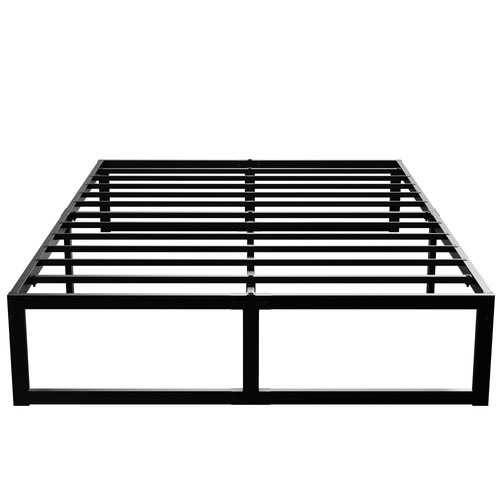 Homcom 4ft6 double bed frame - bed,