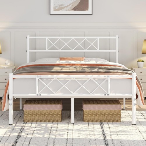 Yaheetech 4ft6 double bed - double,