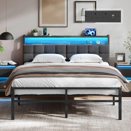 4ft6 double size bed frame - double,