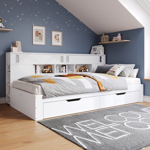 4ft6 double bed with storage - 4ft6,