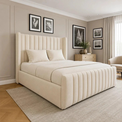 Winged panel bed - panel,