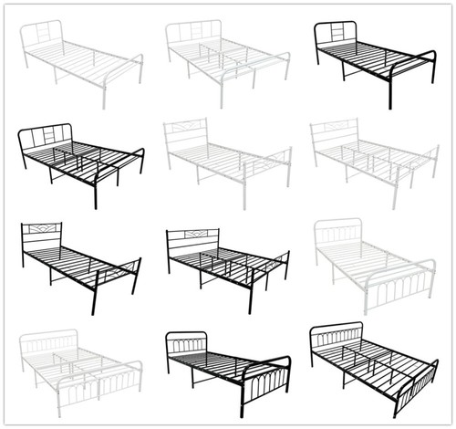New simple metal bed - simple,