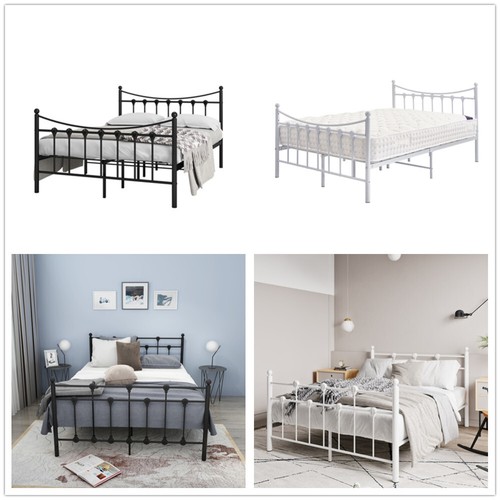 Strong metal bed frame - metal, 4ft