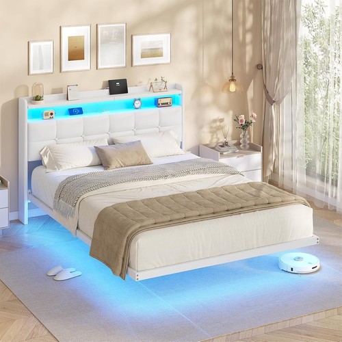 4ft6 floating double - floating, bed