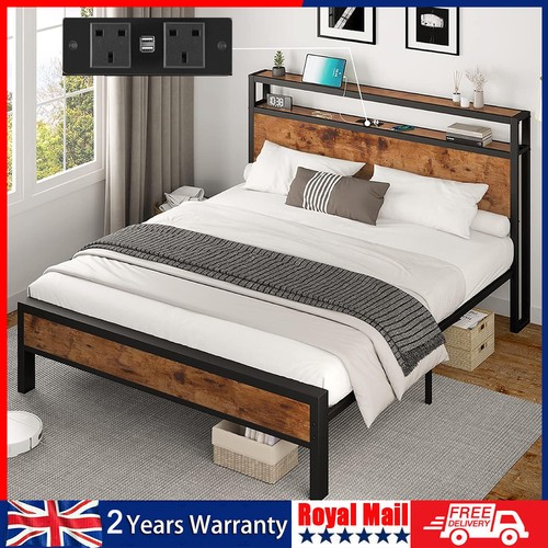 4ft6 double bed frame - 4ft6,