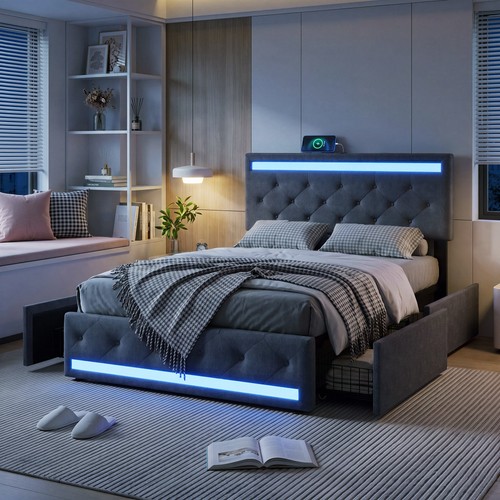 4ft double bed frame - 4.4ft, with