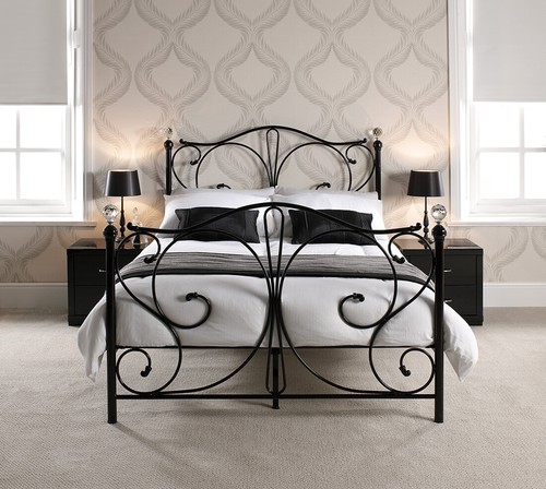 Metal bed frame mattress - metal,