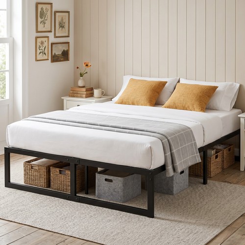 Homcom 4ft6 double - double, bed
