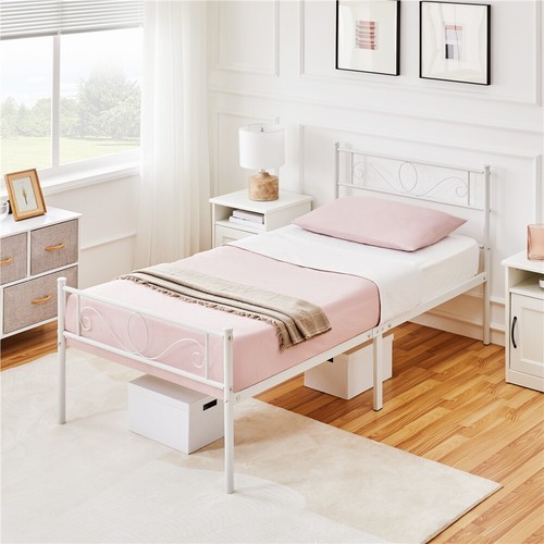 Metal bed frame single - metal,