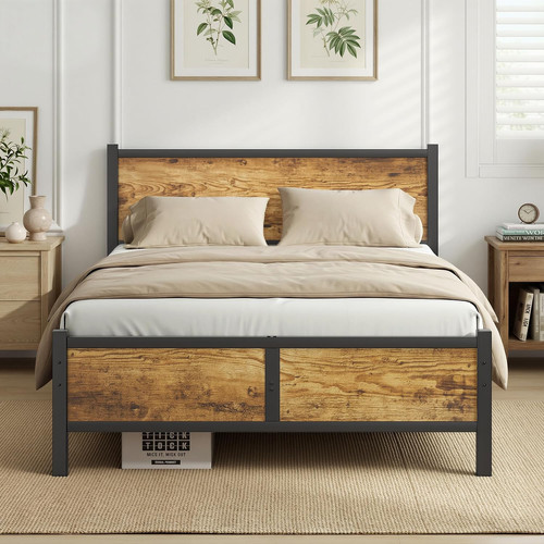 4ft6 double bed frame heavy - 4ft6,
