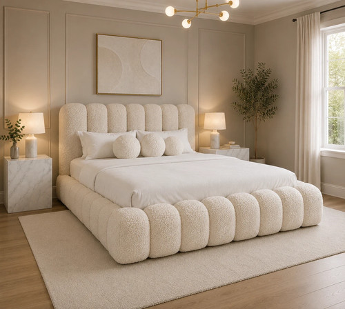 Cloud teddy boucle - boucle, upholstered