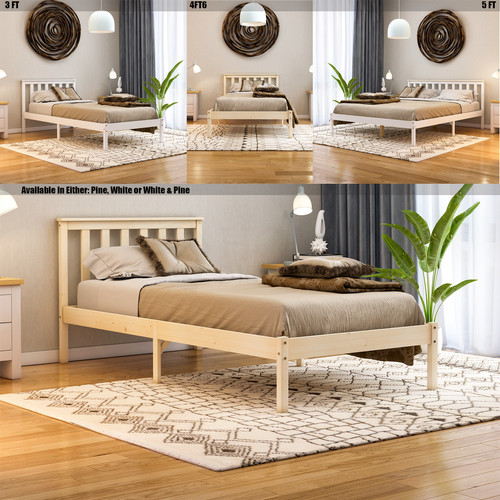 Wood bed milan single double - milan,