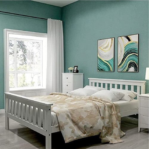 White 4ft wooden - white,