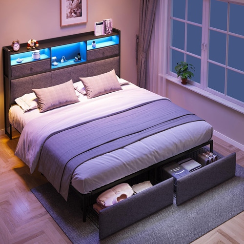 4ft6 double bed - double,