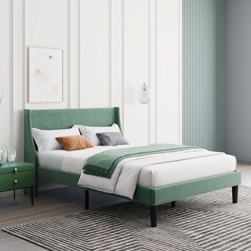 Double size bed - double, plush