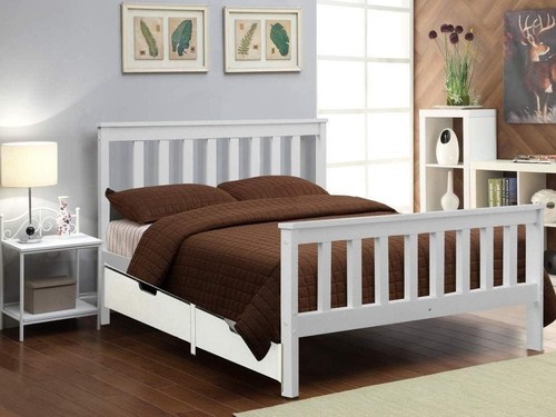 4ft small double pine - double, bed