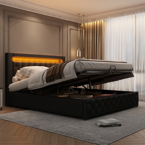 Double bed frame with - frame,