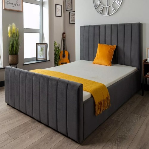 Plush velvet upholstered panel - velvet,