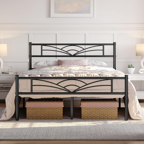 Yaheetech 4ft6 double bed - double,
